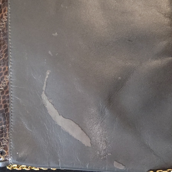 1970's vintage clutch bag with straps. Classy chic, fashion,party, travel, women - Picture 10 of 14